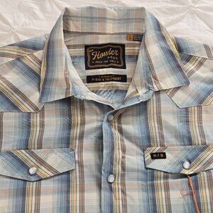 NWT Howler Brothers H Bar B Isley Plaid - Seafoam (L)